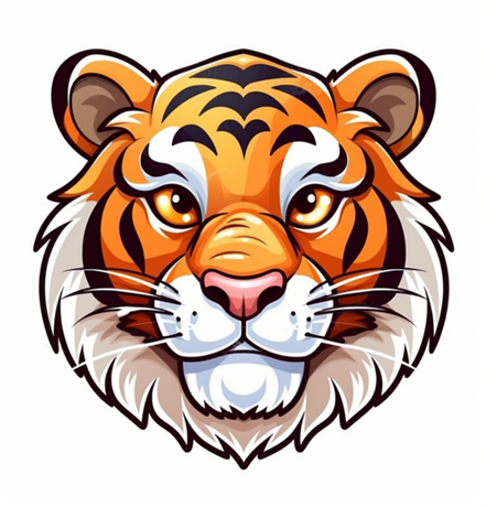 Nadruk Tygrys 3 - Przód