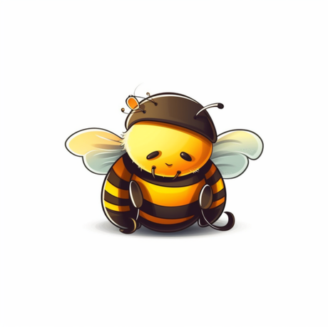 Nadruk Pszczoła - Przód